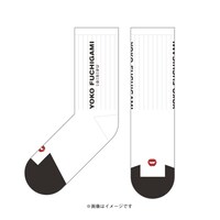 会場で販売される「YOKO FUCHIGAMIシルエット靴下」