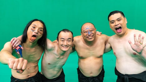 左から、トム・ブラウン布川、ななまがり森下、トム・ブラウンみちお、ななまがり初瀬