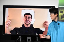 リモートでイベントに参加したジェラードン・アタック西本