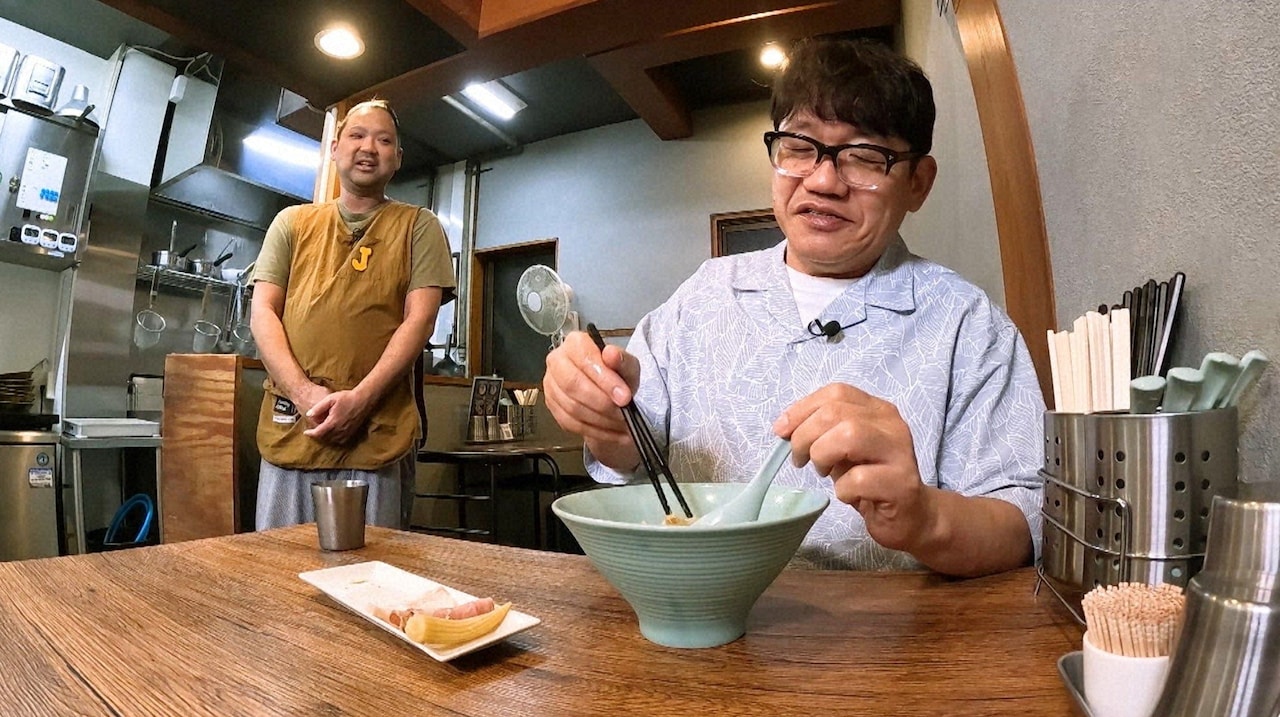 ずん飯尾、キンキンに冷えたうまい麺を全国調査