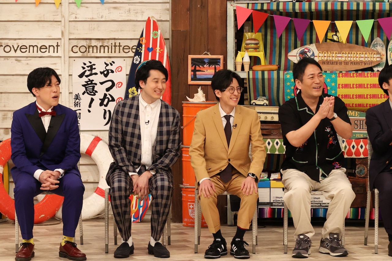 左から、滝音、ヘンダーソン・中村フー、スーパーマラドーナ武智