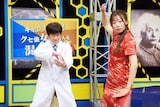 太極拳ネタで競演する内村光良といぜん