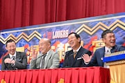 左からお~い!久馬、ギャロップ林、兼光タカシ、笑い飯・哲夫