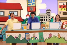 左から博多華丸・大吉、ヒコロヒー