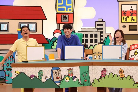 左から博多華丸・大吉、ヒコロヒー