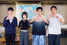 左からカラタチ大山、野口衣織、マヂカルラブリー