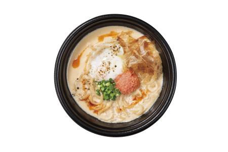 「東京たらこスパゲティ」の「明太子と豆乳のカルボナーラ」