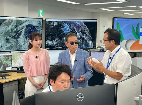 タモリがウェザーニュース社を訪れる「タモリステーション」のワンシーン