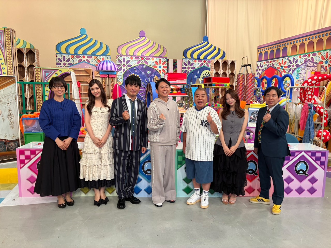 「有吉クイズ」の「有吉と行くメモドライブ」SPのスタジオ出演者たち
