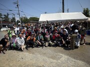 バッテリィズと村重杏奈が参加した「緊急SOS！池の水ぜんぶ抜く大作戦」