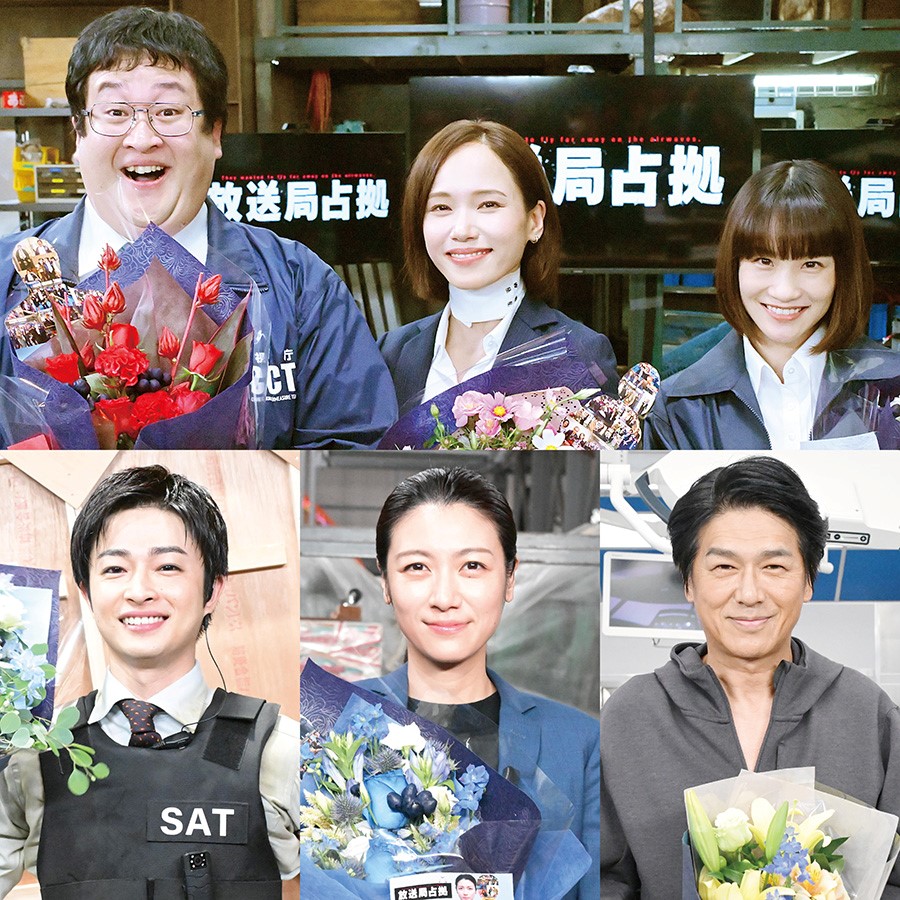上段左から春とヒコーキぐんぴぃ、ソニン、吉田芽吹。下段左から曽田陵介、瀧内公美、高橋克典