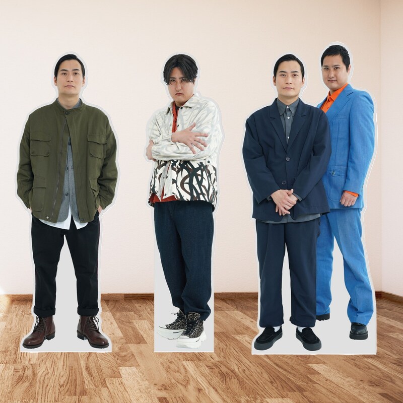 きつねの等身大アクリルスタンド