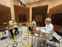 「シティボーイズの老老バラエティー ただの行き止まり」収録の様子