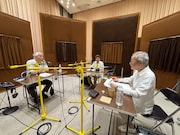 「シティボーイズの老老バラエティー ただの行き止まり」収録の様子