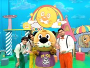 「ニカゲーム」に出演する(左から)二階堂高嗣、猪俣周杜、令和ロマン・ケムリ