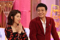 MCの中山秀征と進行の神田愛花