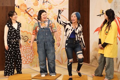 左から、紅しょうが、ぱーてぃーちゃん信子＆金子きょんちぃ