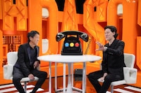 左からブラックマヨネーズ吉田、霜降り明星・粗品