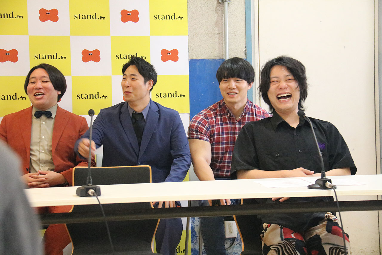 「stand.fm Thanks Fes 2025」開催発表会見の様子