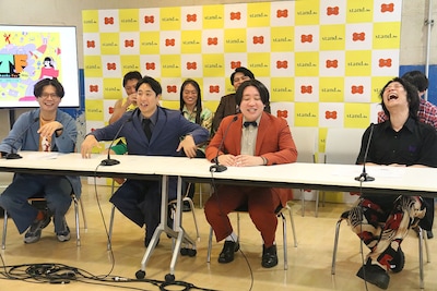 「stand.fm Thanks Fes 2025」開催発表会見の様子