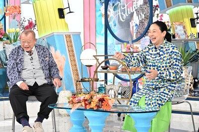 「A-Studio+」より、左から笑福亭鶴瓶、いとうあさこ。