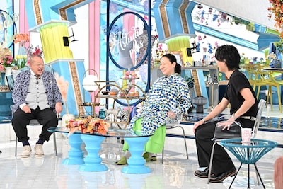 「A-Studio+」より、左から笑福亭鶴瓶、いとうあさこ、藤ヶ谷太輔。