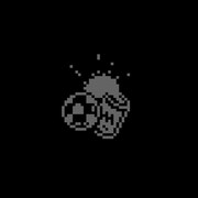 アクリルキーホルダー「ビールとサッカー」イメージ