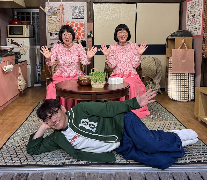 「阿佐ヶ谷アパートメント」より、阿佐ヶ谷姉妹とずん飯尾