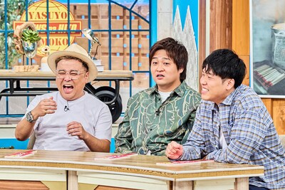 ゲストのとろサーモン久保田とダブルヒガシ