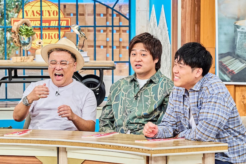 ゲストのとろサーモン久保田とダブルヒガシ