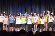 「クリスタルジム神7総選挙」の「神7」が揃ったエンディング