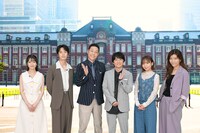 左から蓼沼優衣、塩野瑛久、東野幸治、風間俊介、齊藤京子、ヒコロヒー