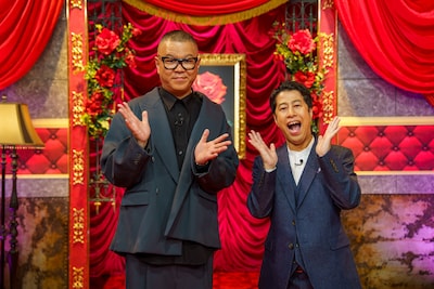 左からシソンヌ長谷川、ウエストランド井口