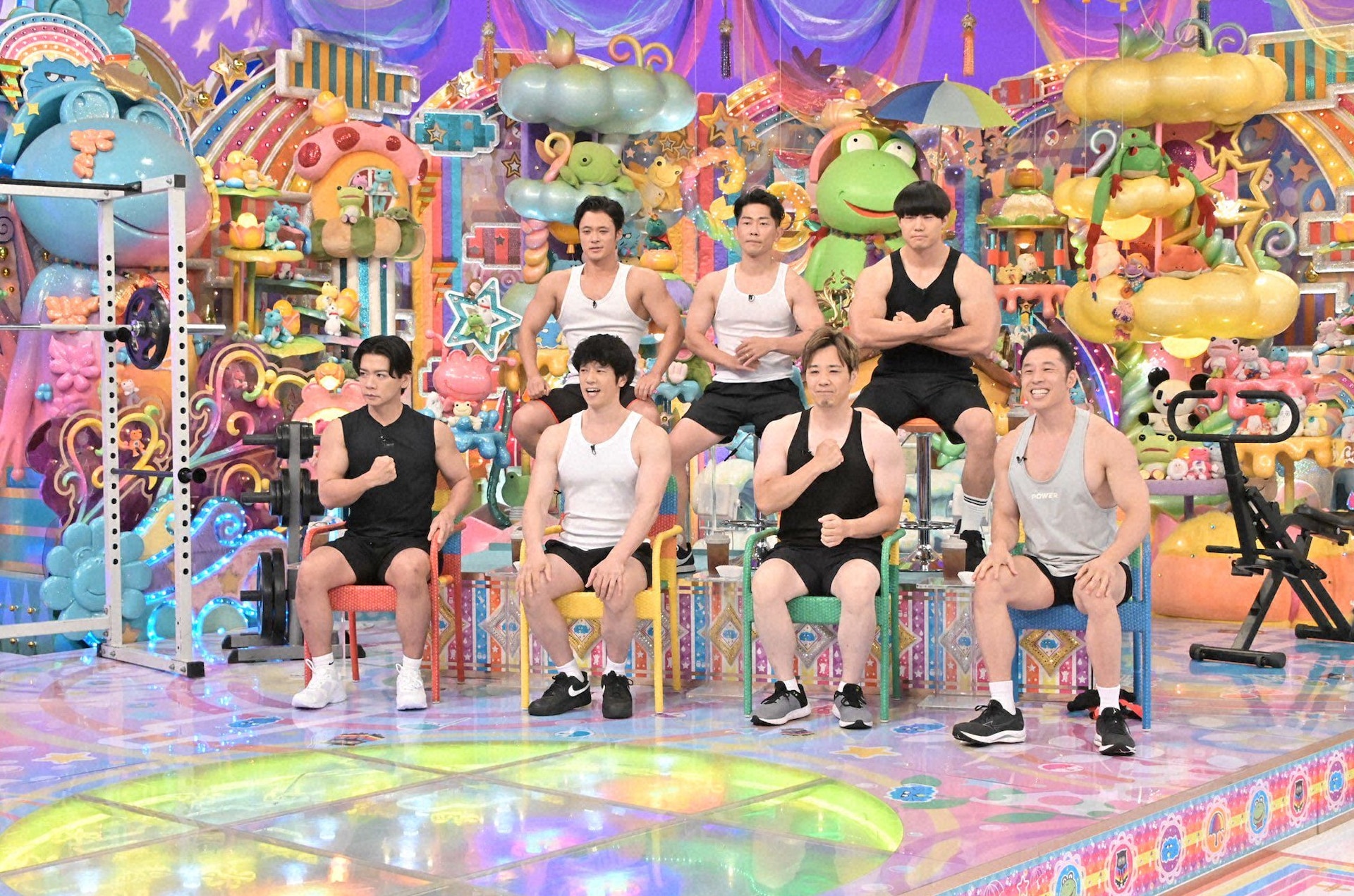マヂラブ野田、ショーゴ、青木マッチョら「筋トレ芸人」に見取り図が
