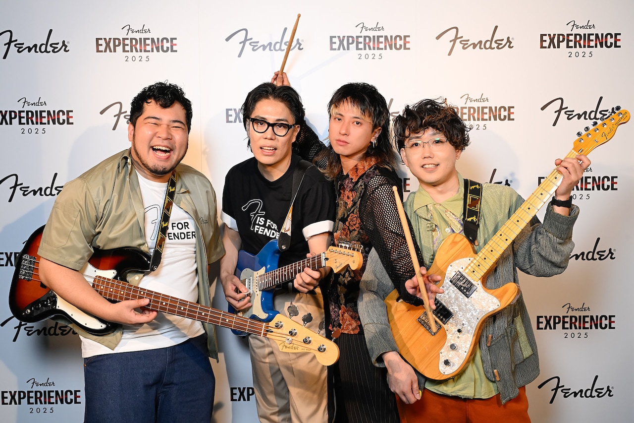 令和ロマンがFENDERイベント登場、バンドでの夢は“17大ドーム”ツアー