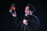 「anan AWARD 2025」ボディメイク部門を受賞した見取り図・盛山