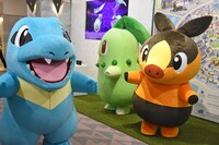 ワニノコ（左）も到着