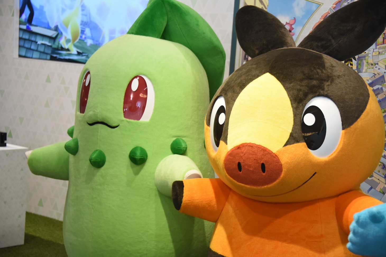 右からチコリータ、ポカブ