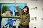 「Pokémon LEGENDS Z-A」で勝利して喜ぶ池田エライザ