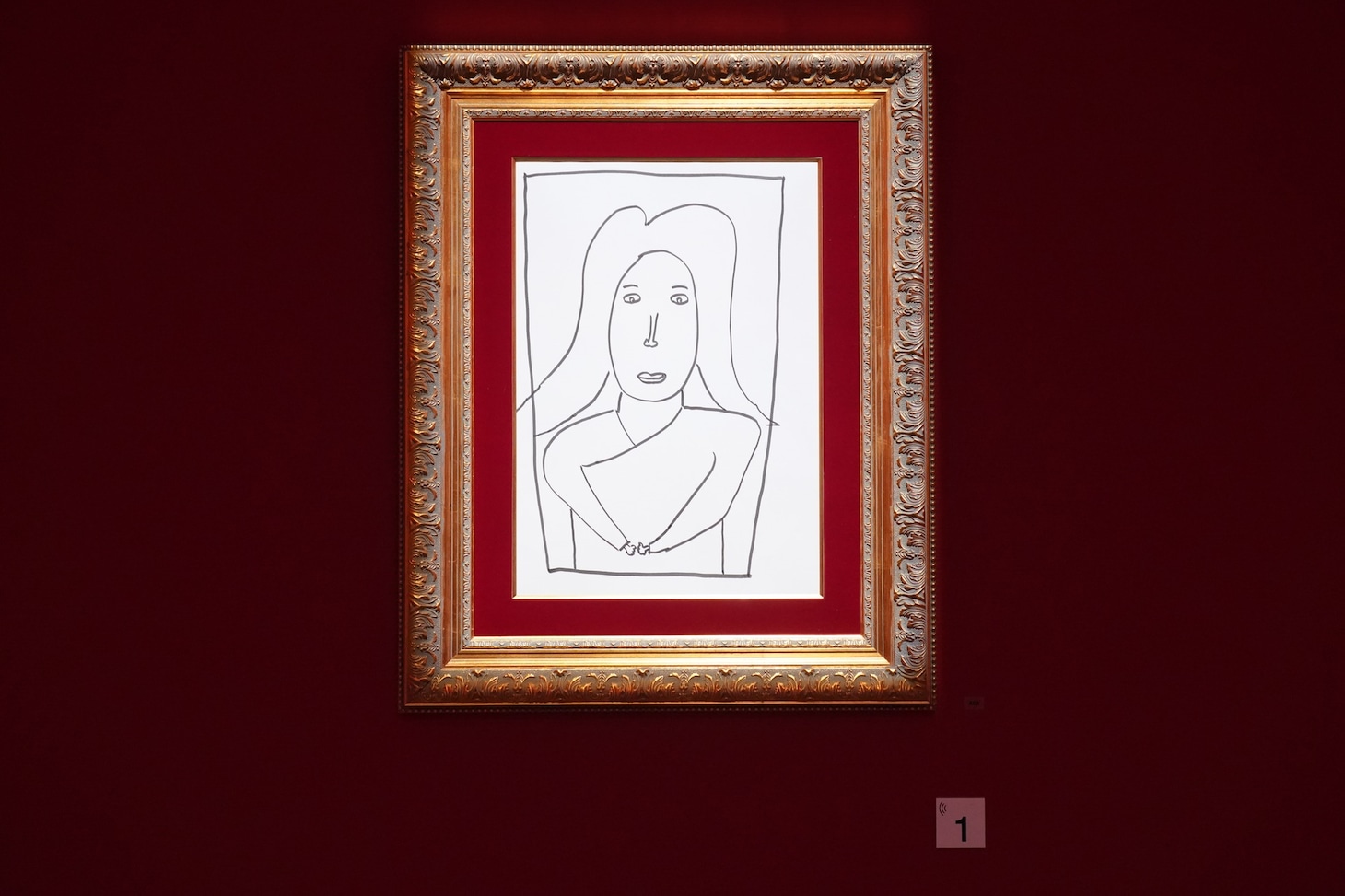 「浜田雅功展『空を横切る飛行雲』」展示会場内の様子