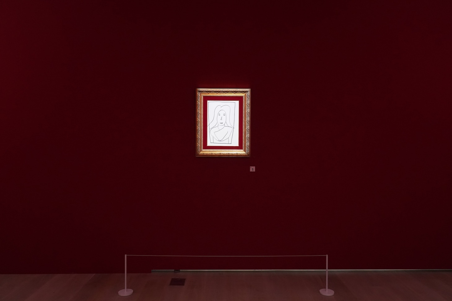 「浜田雅功展『空を横切る飛行雲』」展示会場内の様子