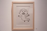 「浜田雅功展『空を横切る飛行雲』」展示会場内の様子