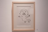 「浜田雅功展『空を横切る飛行雲』」展示会場内の様子