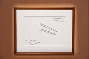 「浜田雅功展『空を横切る飛行雲』」展示会場内の様子