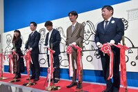 ダウンタウン浜田雅功が自身初の個展に来場　100枚描き下ろし「自分なりに一生懸命描いたつもり」