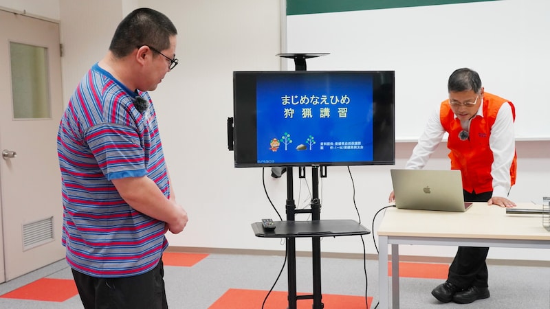 狩猟を学ぶネルソンズ・和田まんじゅう