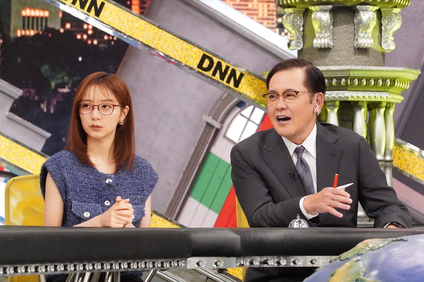 左から、佐久間みなみアナ、アリタ哲平