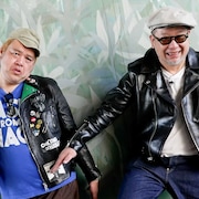 革ジャン着たケンコバ&くっきー!がマブい女性を探す新企画「革ジャン散歩」始動