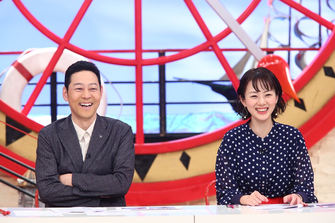 左から東野幸治、高橋真理恵アナウンサー - ママタルト、サツマカワRPG