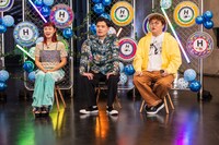 左から村上佳菜子、南海キャンディーズ山里、マユリカ